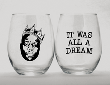Load image into Gallery viewer, Wine Glass | Biggie Smalls