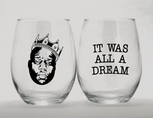 Load image into Gallery viewer, Wine Glass | Biggie Smalls
